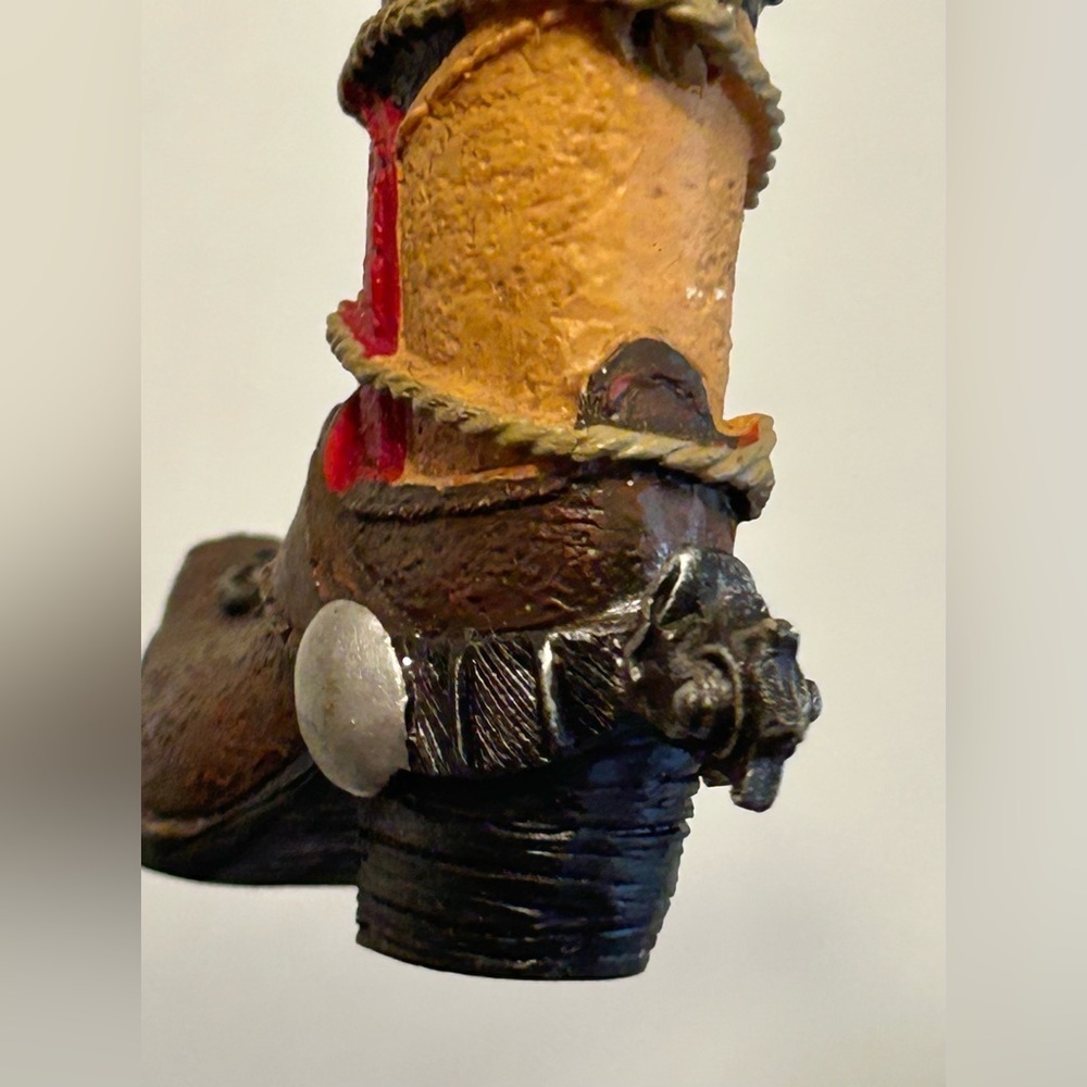 Country Western Cowboy Cowgirl Boot m Holiday Ornament Gift Rustic Home Decor - Picture 9 of 12